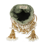 Chand Sage Green Potli | Made to Order