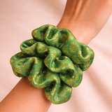 Banarasi Scrunchies | Green