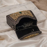 Sitara Emerald Oxidized Mini Clutch