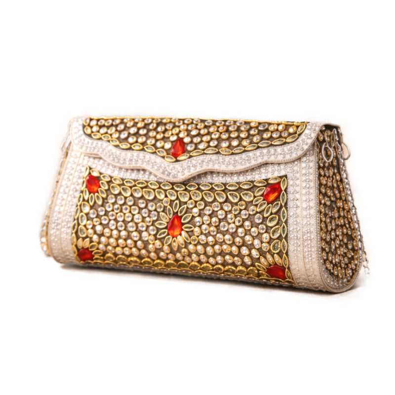 Sitara Ruby Clutch
