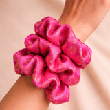 Banarasi Scrunchies | Pink