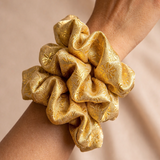 Banarasi Scrunchies | Golden