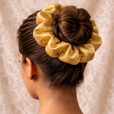Banarasi Scrunchies | Golden