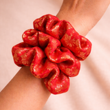 Banarasi Scrunchies | Red