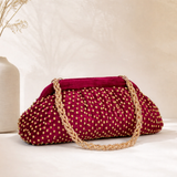 Jhankar Statement Bag | Pink