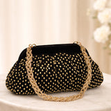 Jhankar Statement Bag | Black