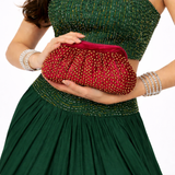 Jhankar Statement Bag | Pink