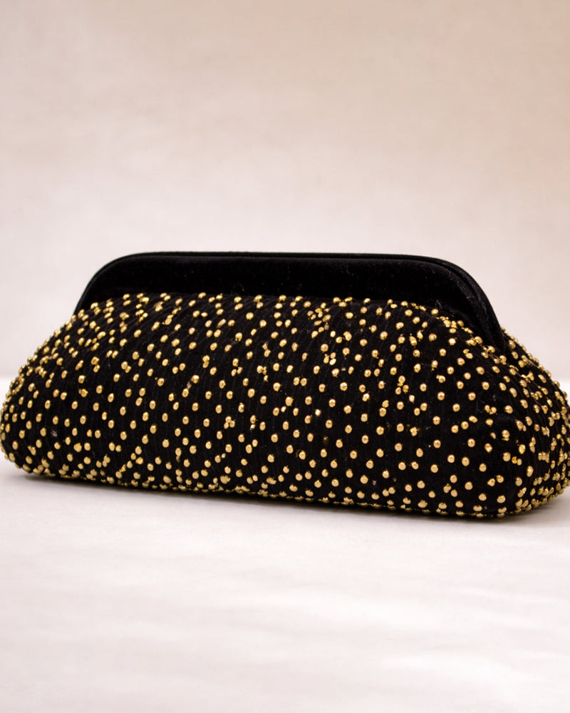 Jhankar Statement Bag | Black