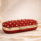 Ruby Red Clutch