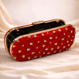 Ruby Red Clutch