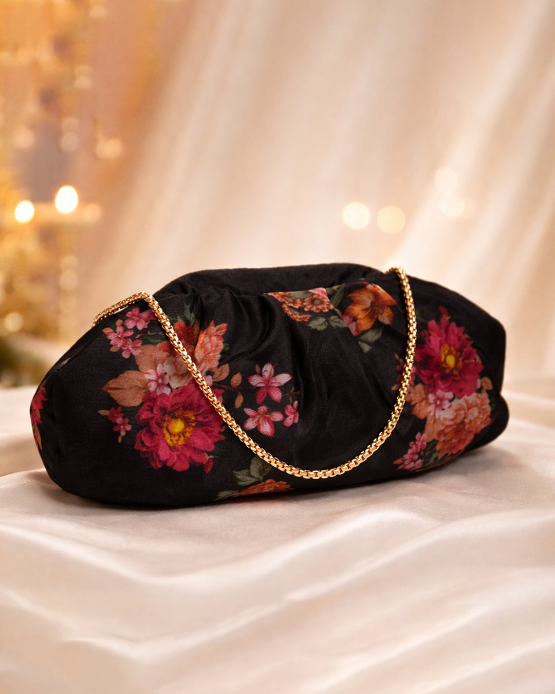 Aarzo Organza Batua | Black