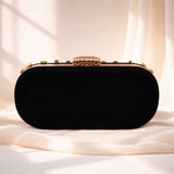 Ruby Black Clutch