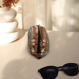 Banarasi Silk Sunglasses Case | Blue