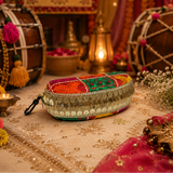 Rangrej Phulkari Sunglass Case