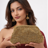 Zeenat Gold Bag