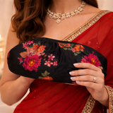 Aarzo Organza Batua | Black