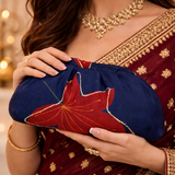 Aarzo Organza Batua| Blue