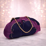 Aarzo Organza Batua| Purple