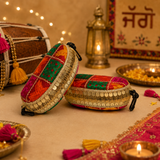 Rangrej Phulkari Sunglasses Case Combo