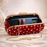 Ruby Red Clutch
