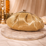 Golden Cutdana Batua Bag