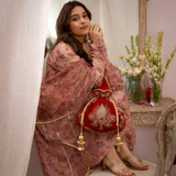 Raas Zardozi Red Potli