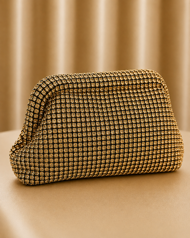 Zeenat Gold Bag