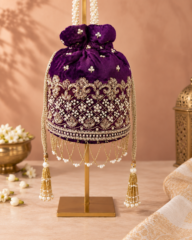 Gulab Purple Potli