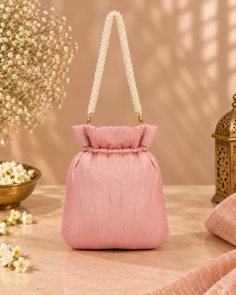 Blush Zari Potli