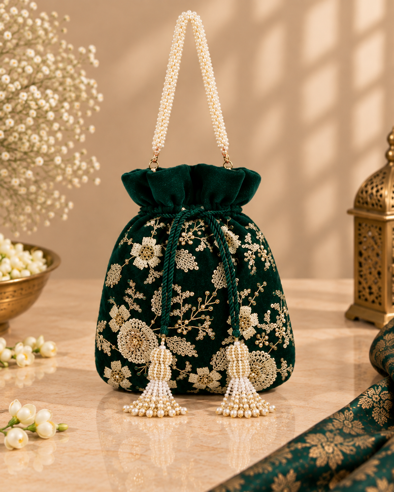 Maharani Potli | Green