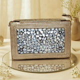 Bohemia Metal Envelope Clutch | Golden