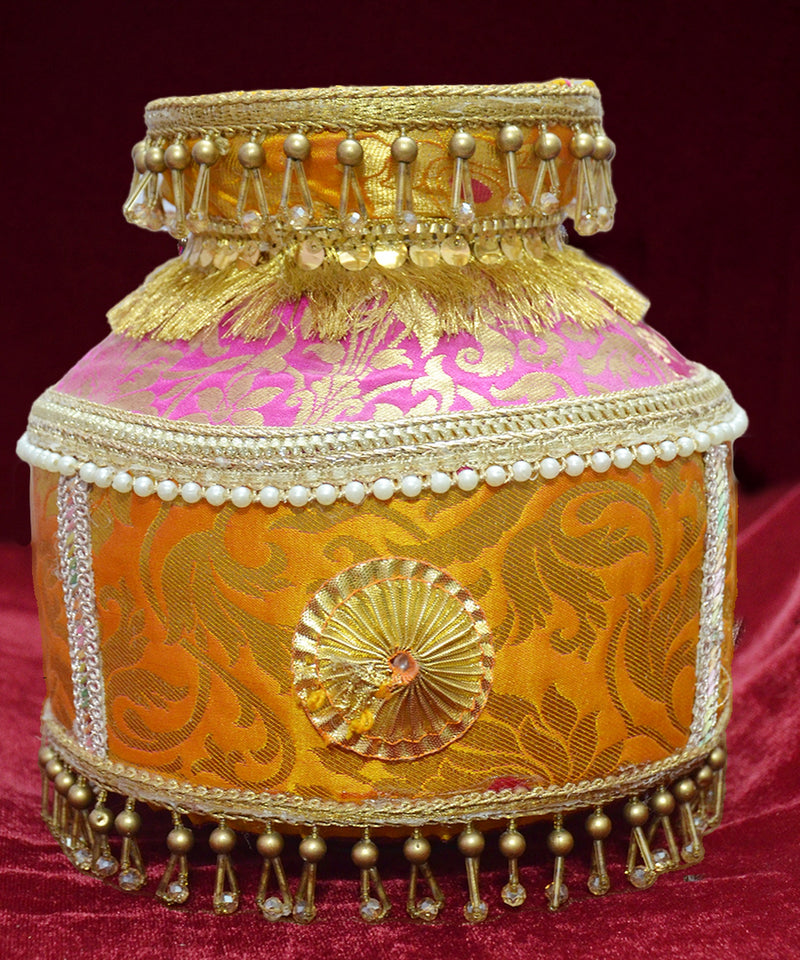 Pink & Gold Satrangi Jaago Matka