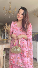 Golden Cutdana Batua Bag