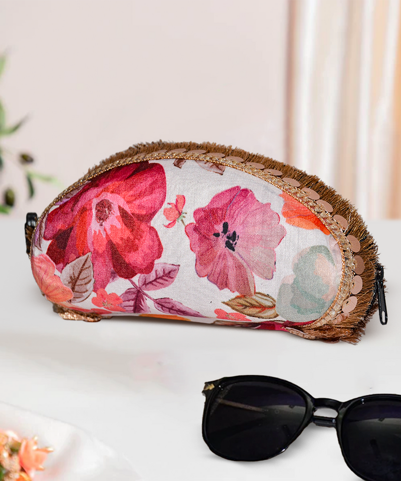 Modal Sunglasses Case | Pink Bloom