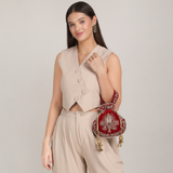 Raas Zardozi Red Potli