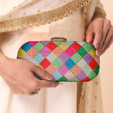 Anara Capsule Clutch | Multicolor - ArtFlyck