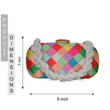 Anara Capsule Clutch | Multicolor - ArtFlyck