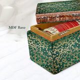 Banarasi Green Bangle Choora Box - ArtFlyck