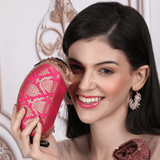 Banarasi Silk Sunglasses Case | Margenta - ArtFlyck