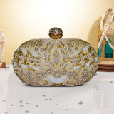 Capsule Zari Clutch | Golden - ArtFlyck