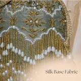 Chand Sage Green Potli | Made to Order - ArtFlyck