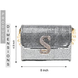 Dazzle Alphabeto - Silver - ArtFlyck