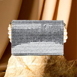 Dazzle Alphabeto - Silver - ArtFlyck