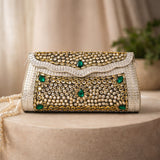 Sitara Emerald Clutch