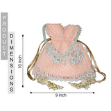 Guljar Peach potli - ArtFlyck