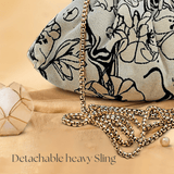 Jacquard Floral Batua - ArtFlyck