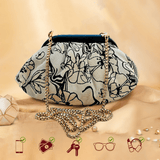 Jacquard Floral Batua - ArtFlyck