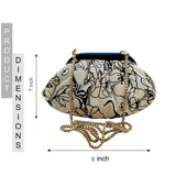 Jacquard Floral Batua - ArtFlyck