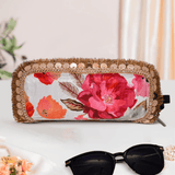 Modal Rectangular Sunglasses Case | Pink Bloom - ArtFlyck