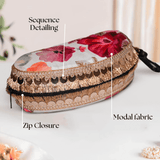 Modal Sunglasses Case | Pink Bloom - ArtFlyck